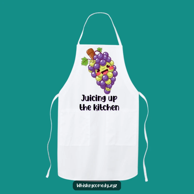 Funny Grape Slide Apron: Cook with Fun, Sliding Grapes, Essential Humorous Gift