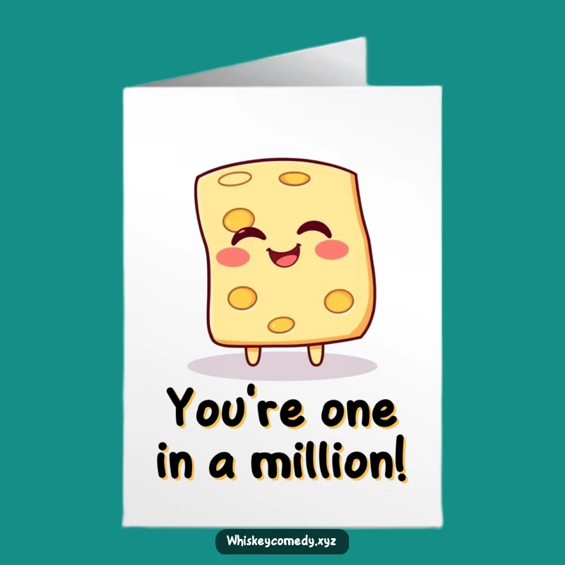 Free Printable Cheese Congrats Card: Funny Giggling Spin Downloadable Gift!