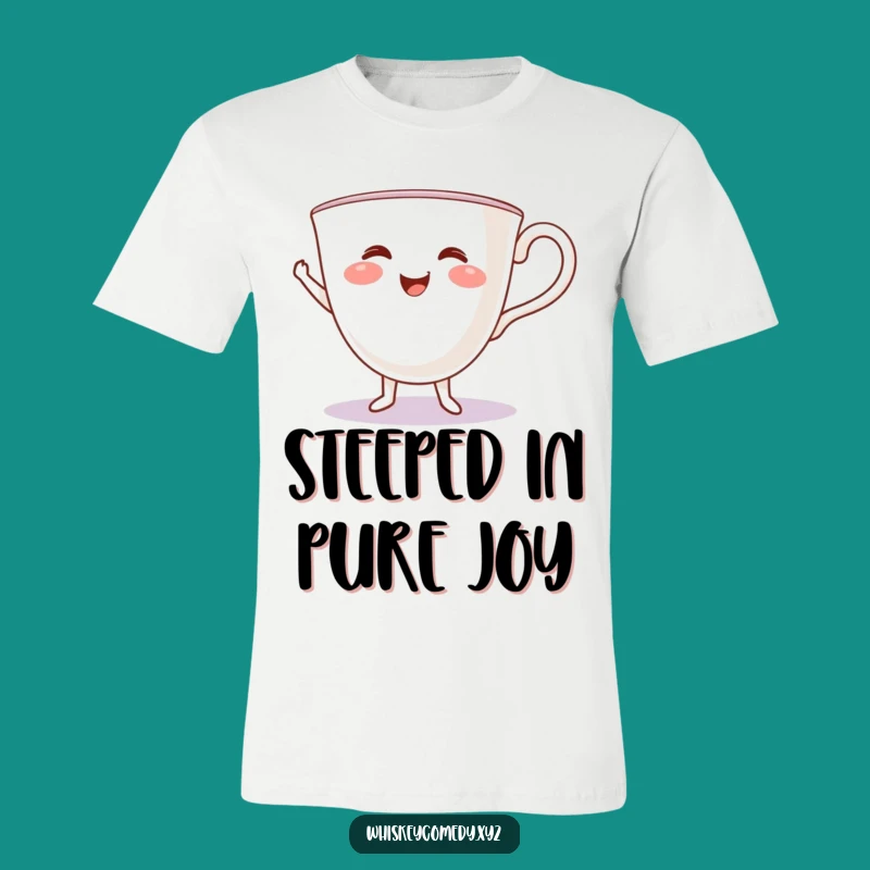 Funny Teacup Jig T-Shirt: Wearable Joy Featuring a Dancing Cup, Perfect Humorous Gift